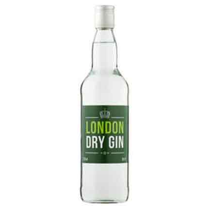 A bottle of Sainsbury's own brand Gin